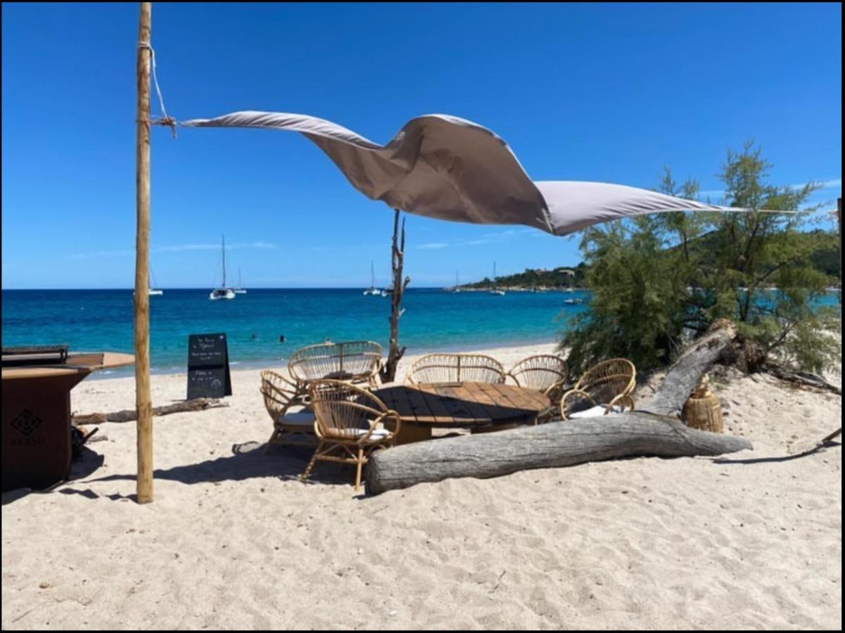 Les Lodges De La Plage U Dragulinu Sari-Solenzara Exteriör bild